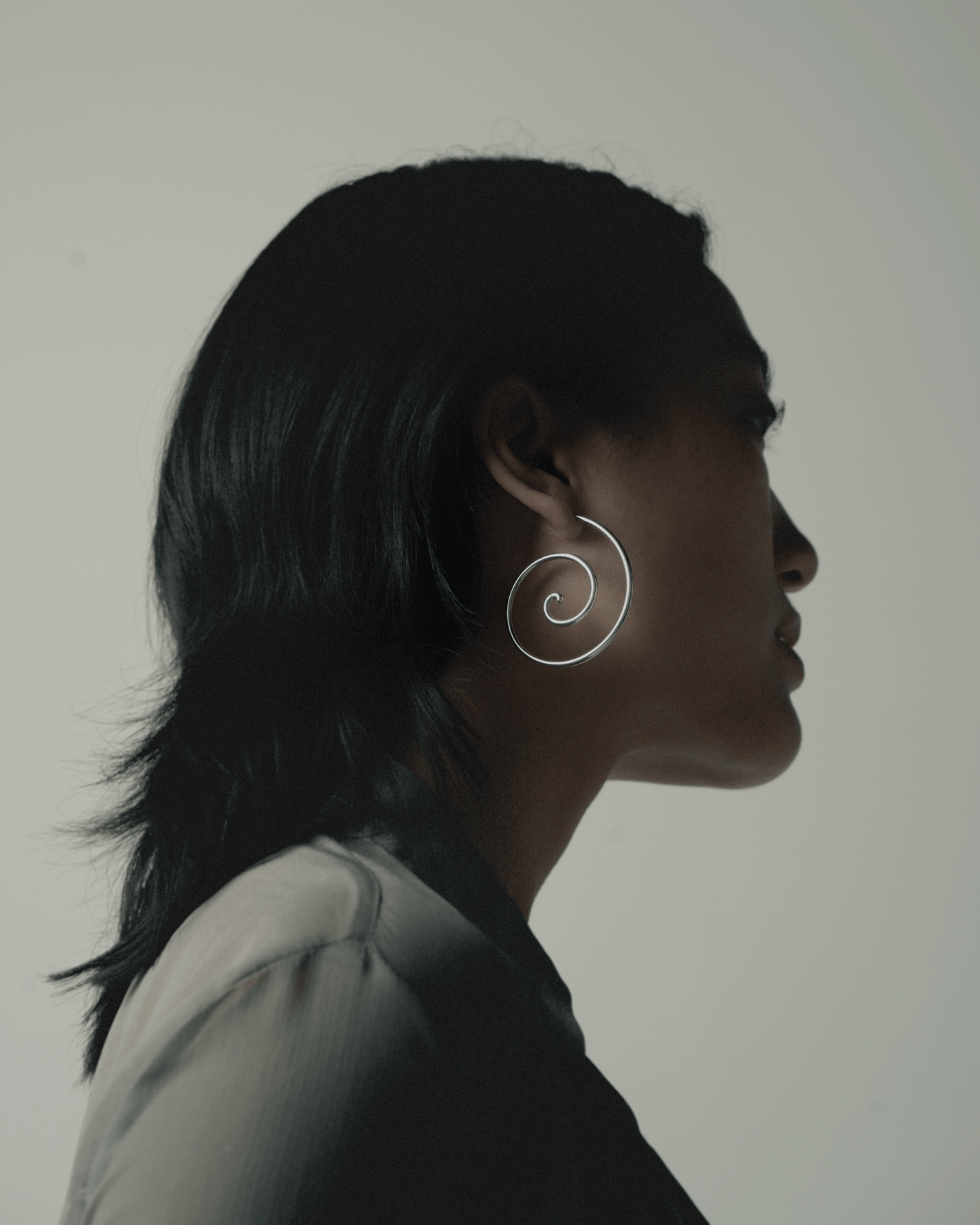 swirl earring