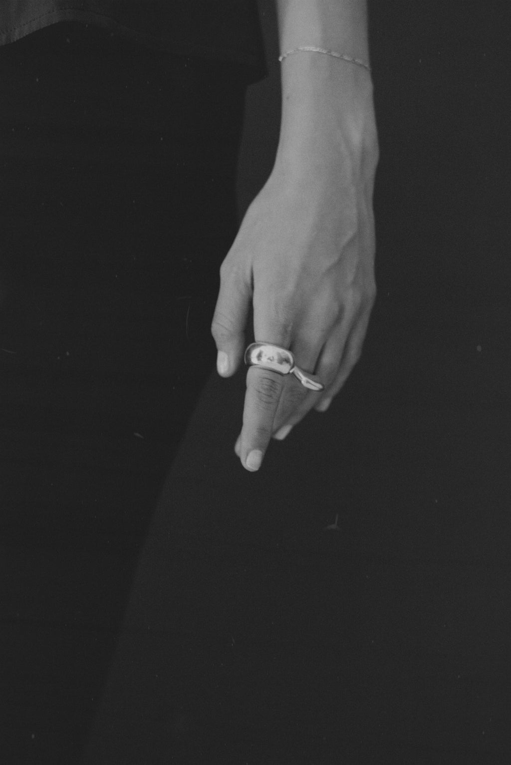 Salt Ring featured on model