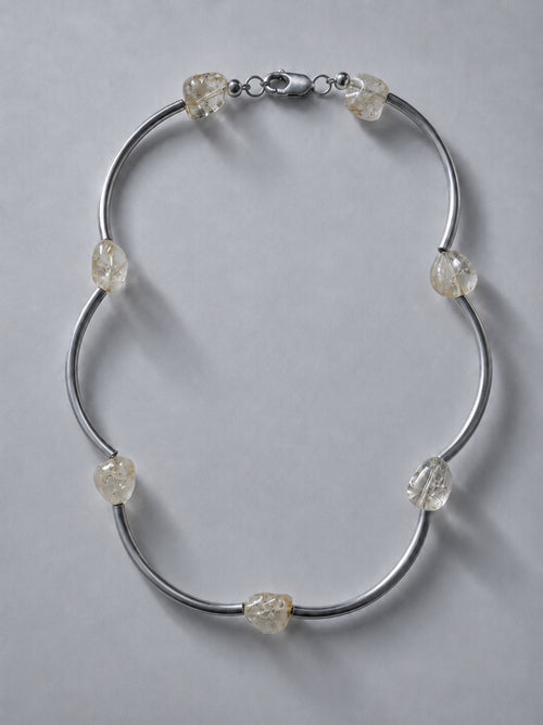 Citrine Link Necklace