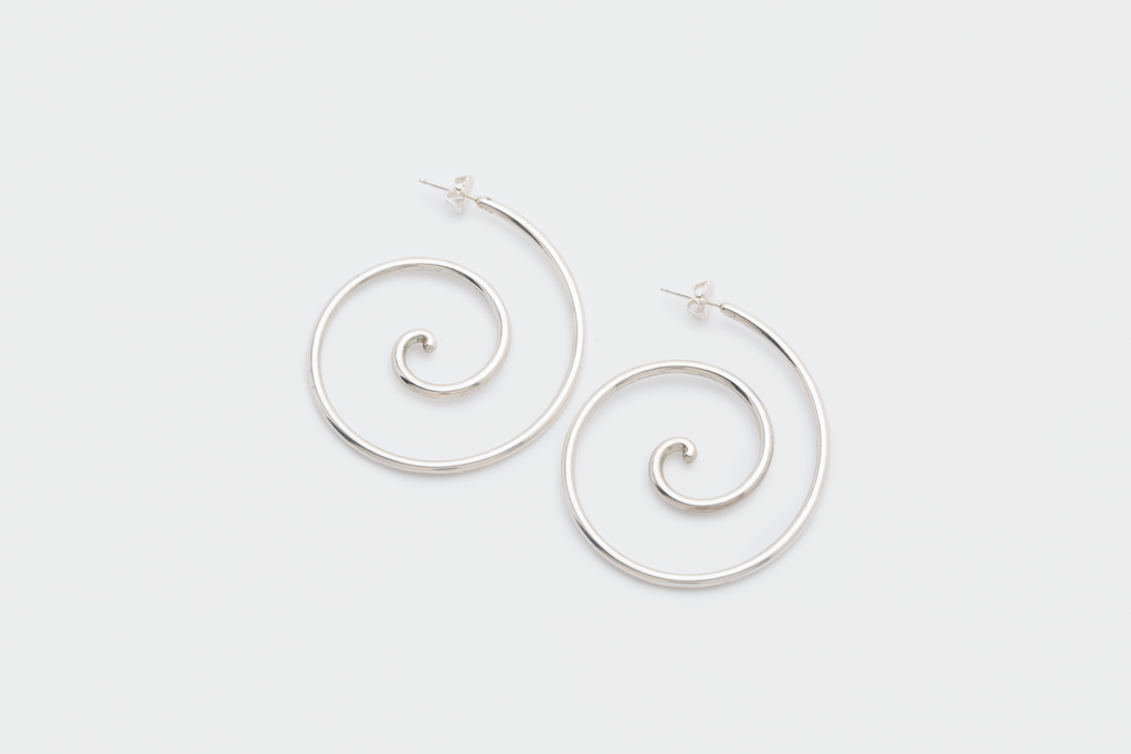 swirl earring