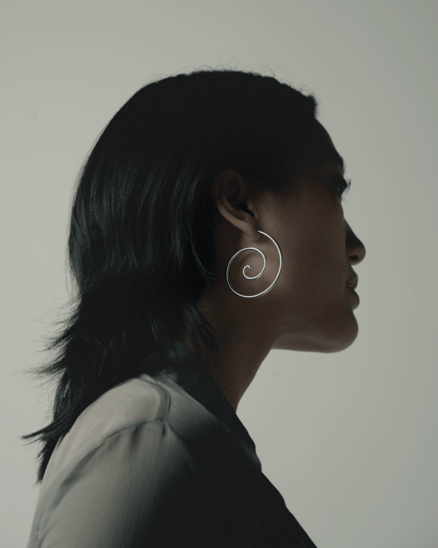 swirl earring